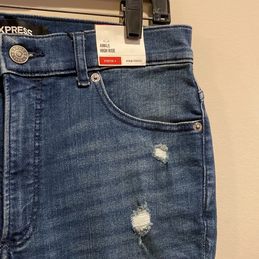Express ankle high rise jeans - Picture 3 of 10